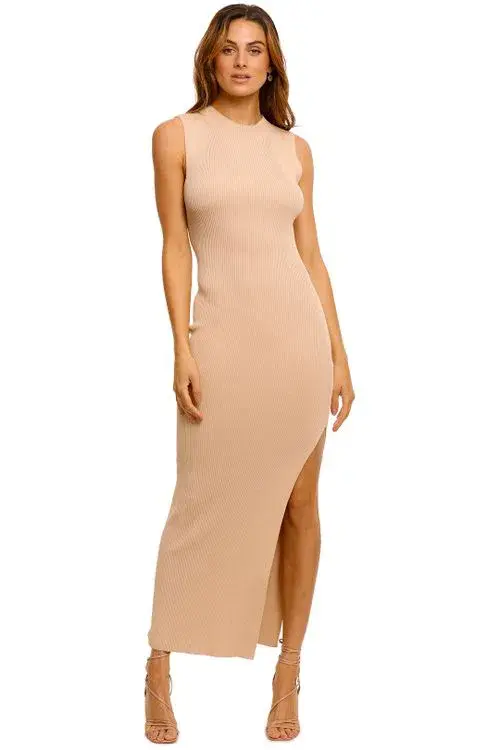 Bec and Bridge Harper Dress Latte Beige Size 8 - Image 1