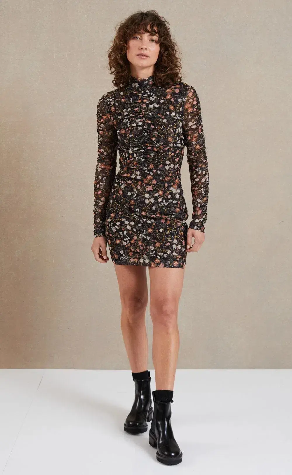 Bec & Bridge Midnight Fauna Mini Dress Print Size 8 - Image 1