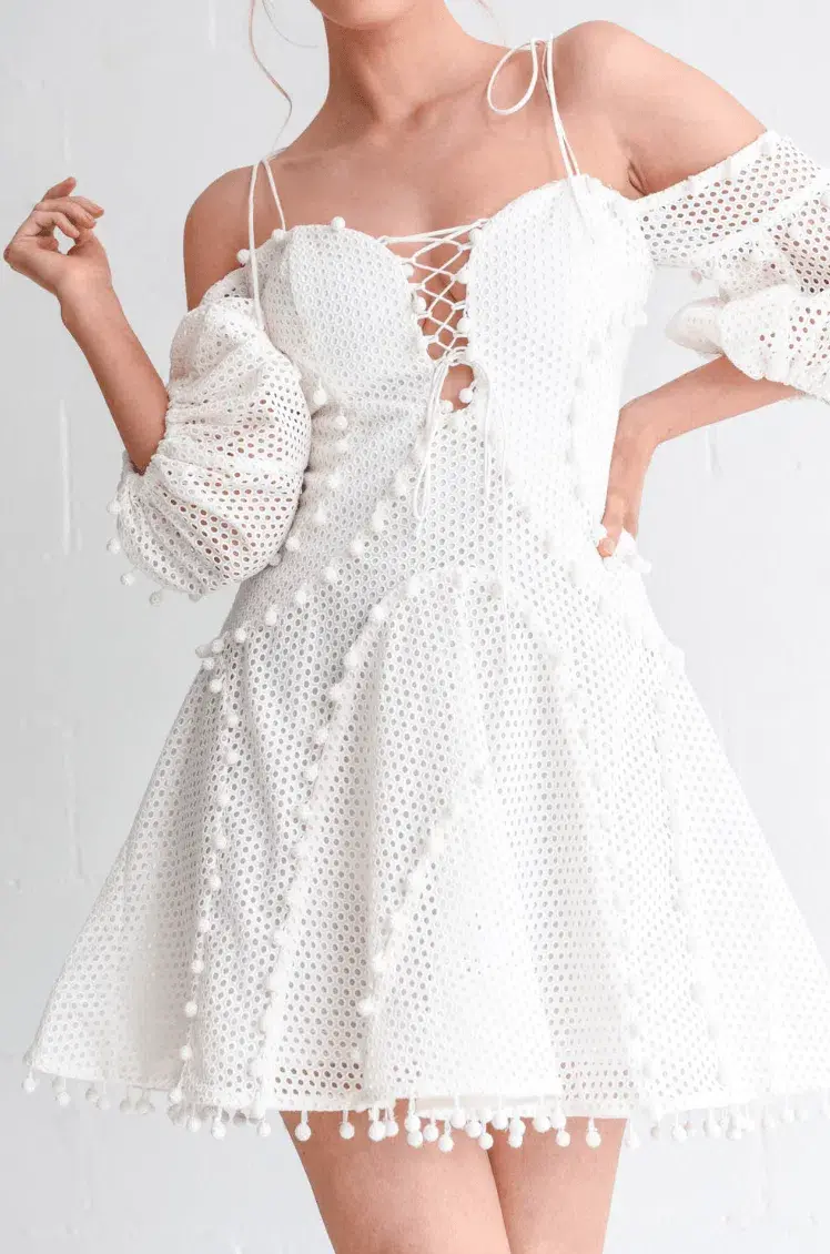 Thurley Dreamer Dress White Size AU 8 - Image 2
