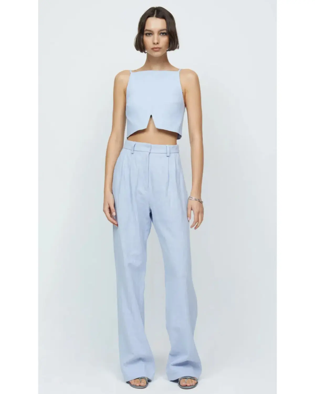 Bec & Bridge Harriet Pants Powder Blue Size AU 8 - Image 2