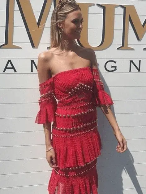 Thurley Heaven Dress Red Size 12 - Image 5