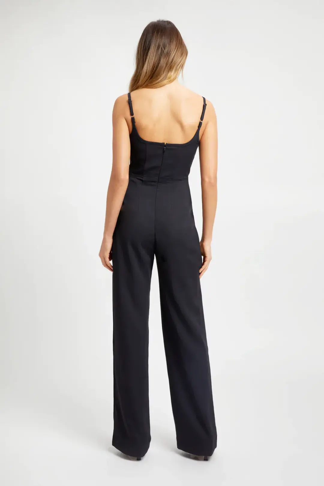 Kookai Oyster Panel Jumpsuit Black Size 34/AU 6 for rent on The Volte - main image