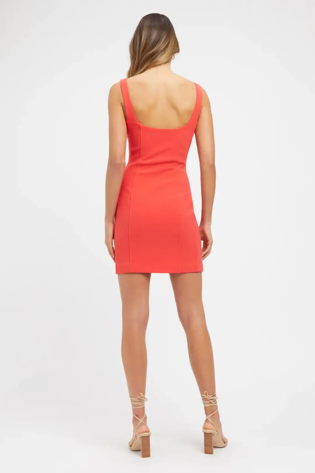 Kookai Stretch Crepe Dress Red Size 6 for rent on The Volte - main image