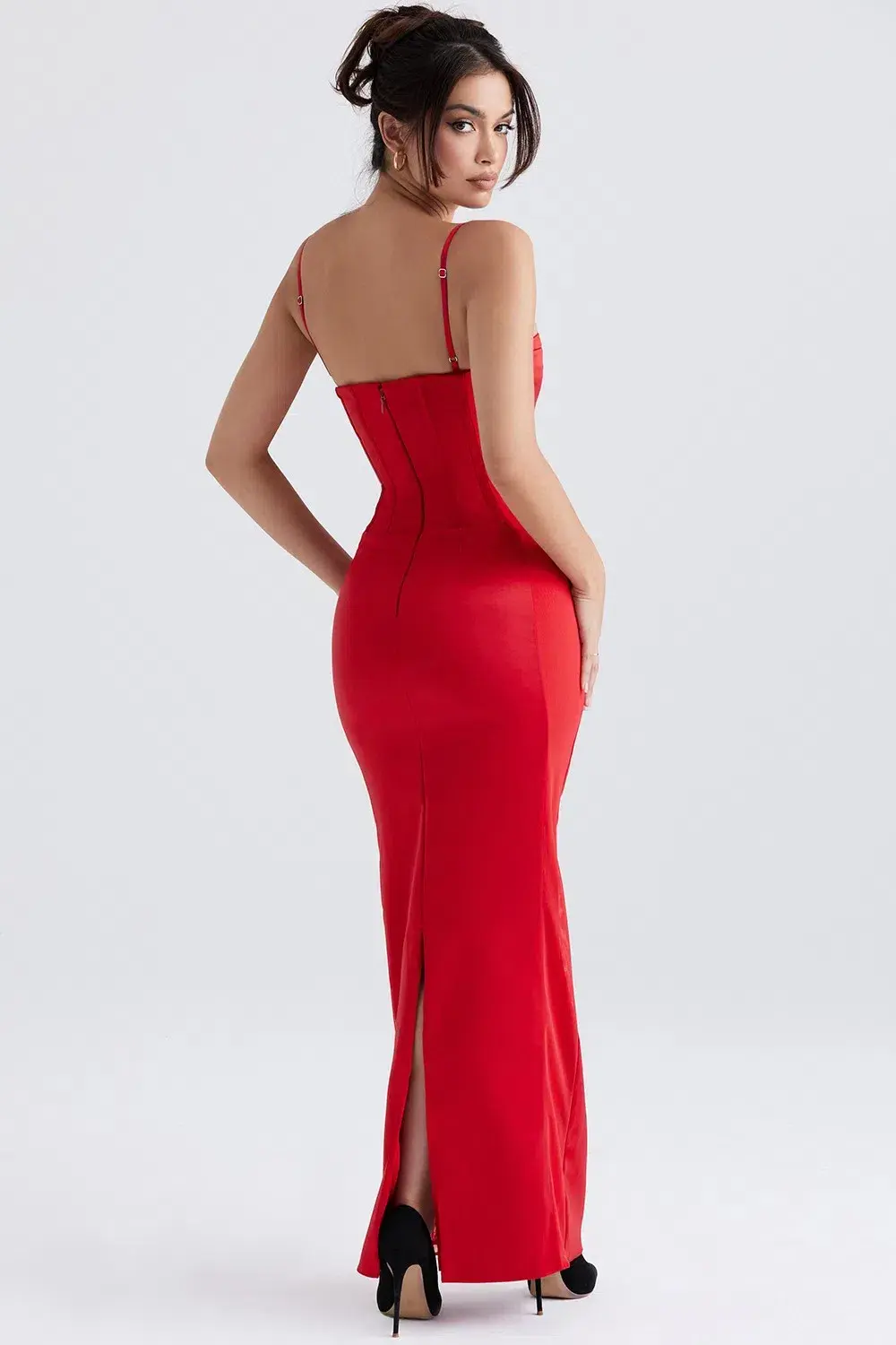 House of CB Shani Maxi Dress Red Size 6  - Image 3