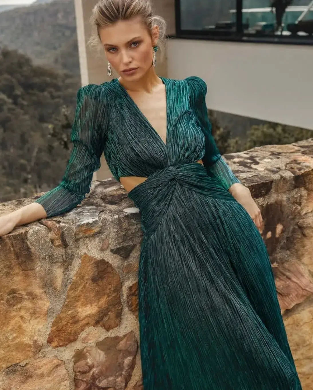Sheike Sold Out Style Millenium Dress Green Size AU 6  - Image 1