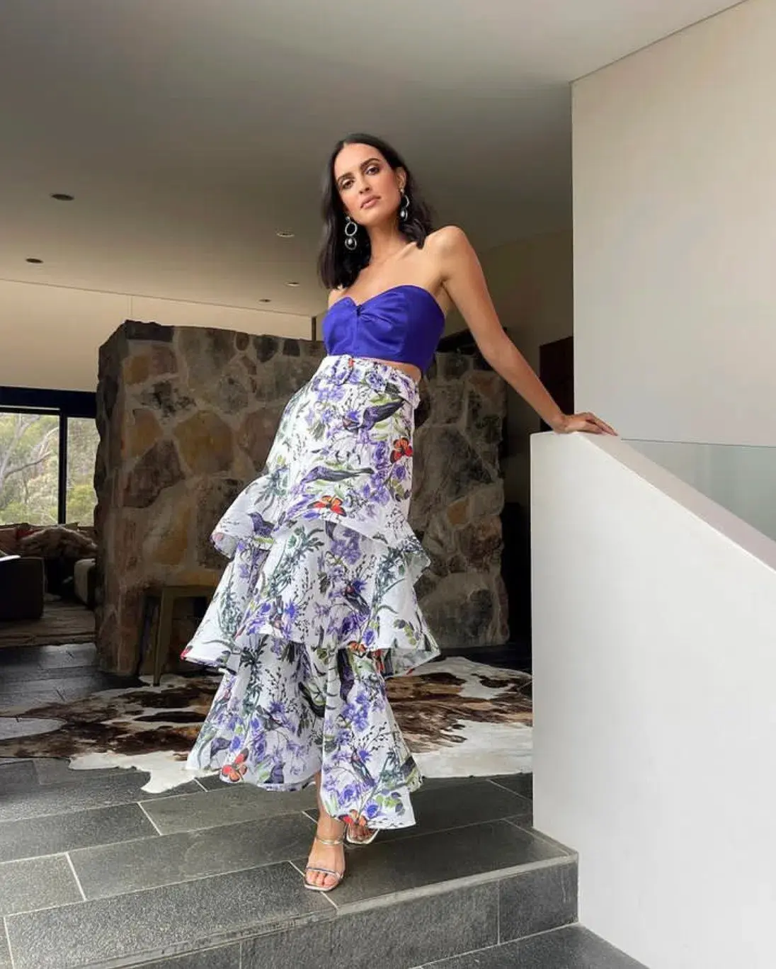 Sheike Sold Out Style Avery Skirt and Medusa Bustierc Purple Size 6 - Image 2