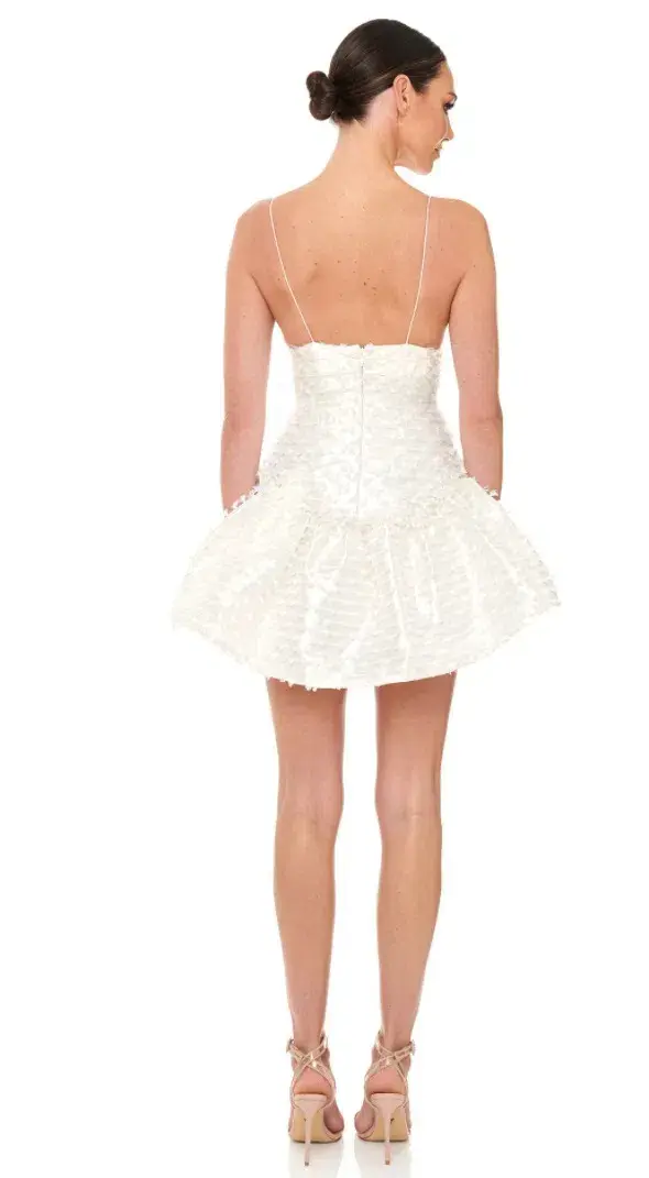 Eliya The Label Daisy Dress Ivory White Size AU 10 - Image 2