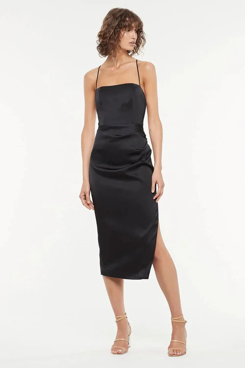 Manning Cartell Miami Heat Midi Backless Dress in Black Size AU 8 - Image 1
