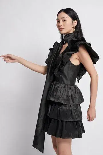 Aje Allégro Bon Bon Mini in Black Size AU 10 for rent on The Volte - main image