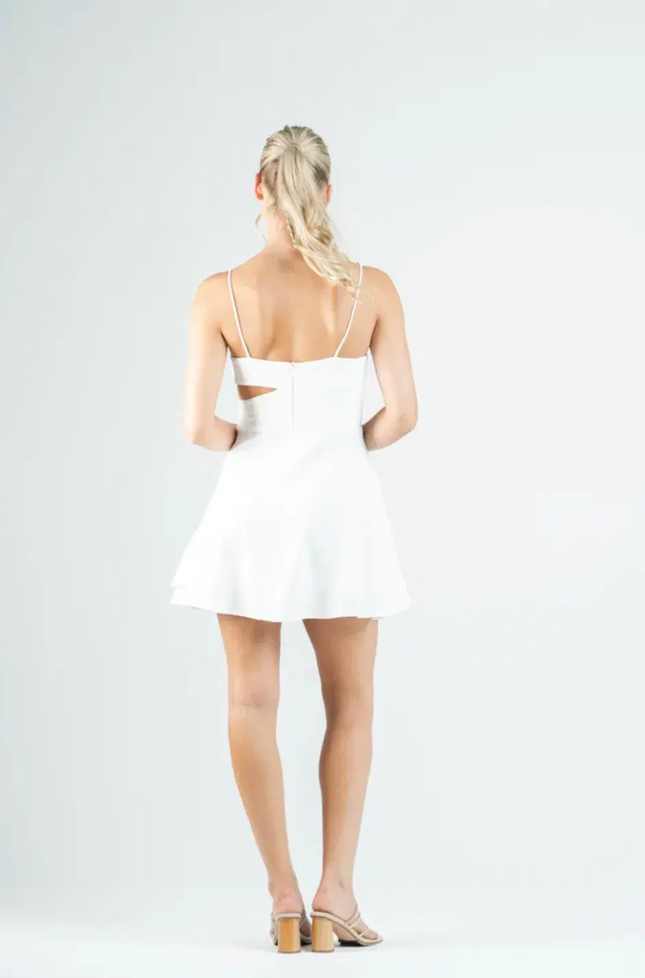 One Fell Swoop Josephine Mini In Pulsar White Size AU 8 for rent on The Volte - main image