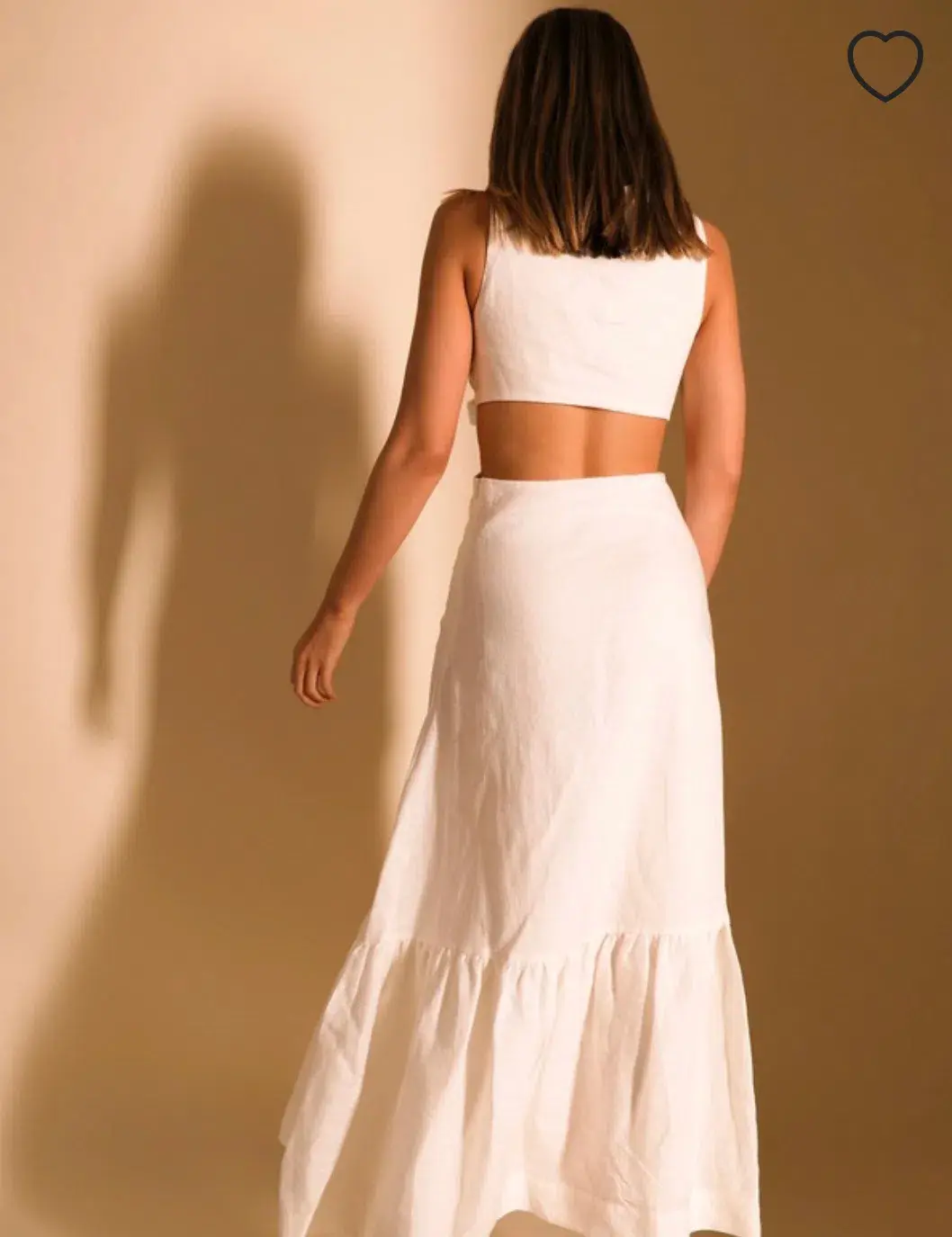 Lover Montana tie maxi dress White Size AU 8  - Image 3