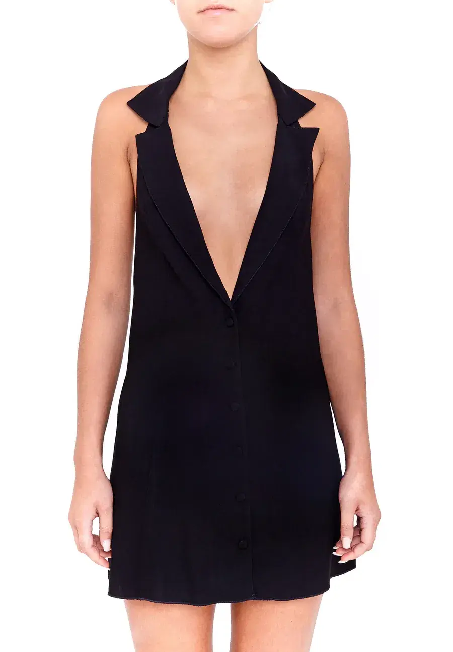 Bamba Swim Dynasty Dress Black Size 8 - Image 1