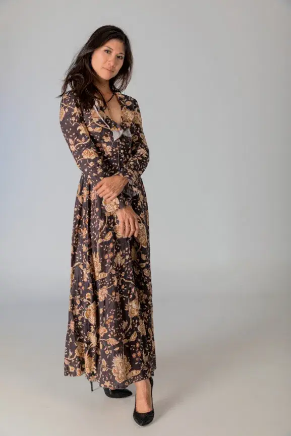 Zimmermann Veneto Ruffle-Trimmed Linen Maxi Dress Floral-Print Size 0/Au 8 - Image 3