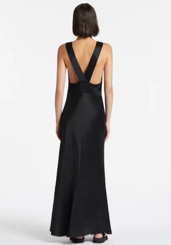 Sir the Label Aries Cut Out Gown Black Size 8 - Image 2