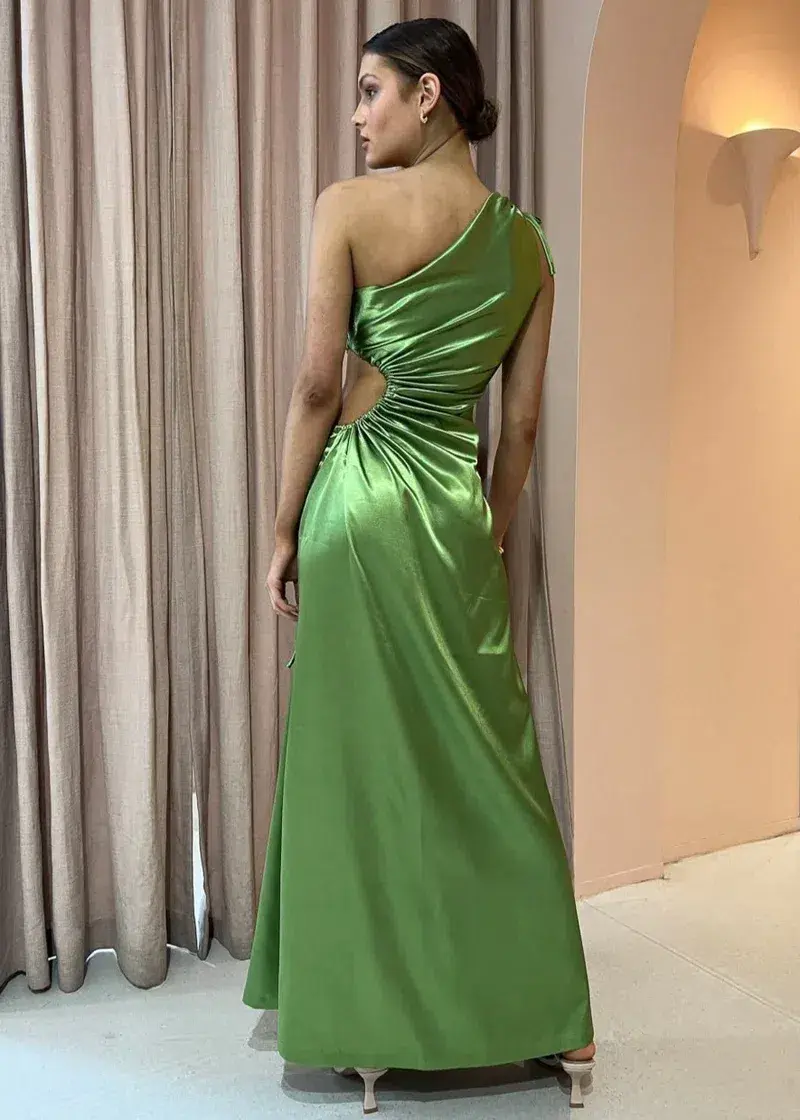 Sonya Moda Nour Maxi Dress Olive Size 8 / S - Image 2
