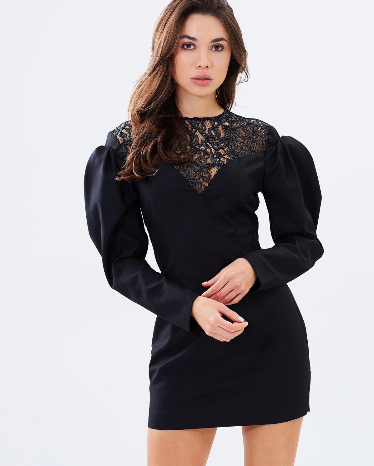 Asilio Next To Me Mini Dress Black Size 6 - Image 1