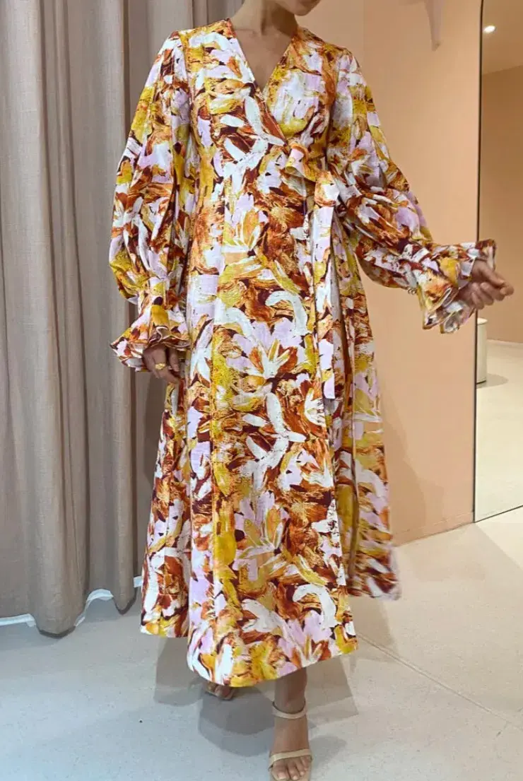 Acler Lydford Midi Dress Lilac Blush Size 14 - Image 1