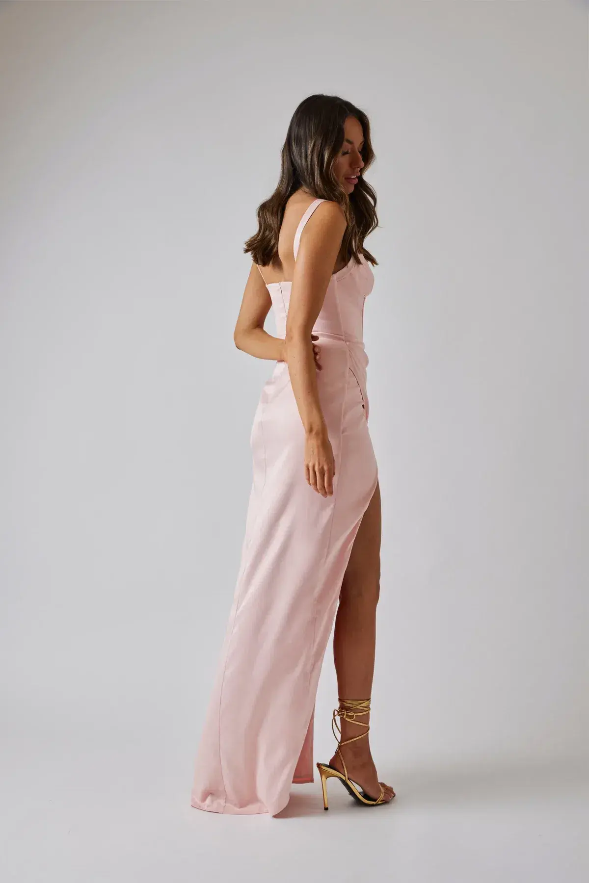 Bianca and Bridgett Peony Dress Blush Size 16 - Image 4