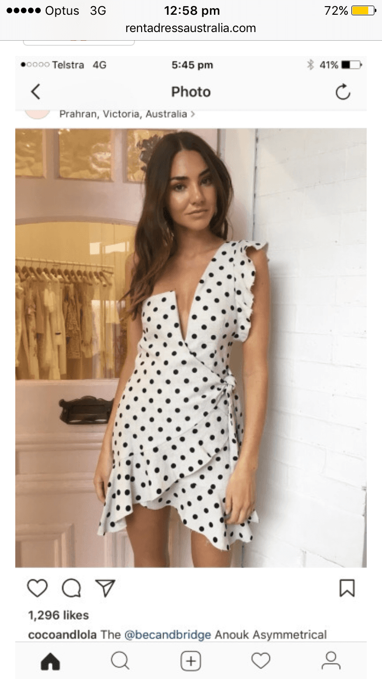 Bec and Bridge Anouk Asymmetrical Dress size 8 - Image 1
