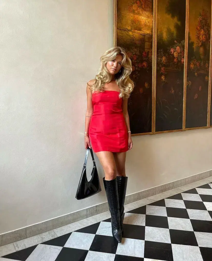 Realisation Par The Uta Mini Dress Red Size S / Au 8 - Image 1