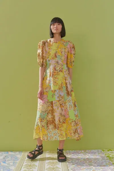 Alemais Matilde Midi Dress Floral Size 10 - Image 1