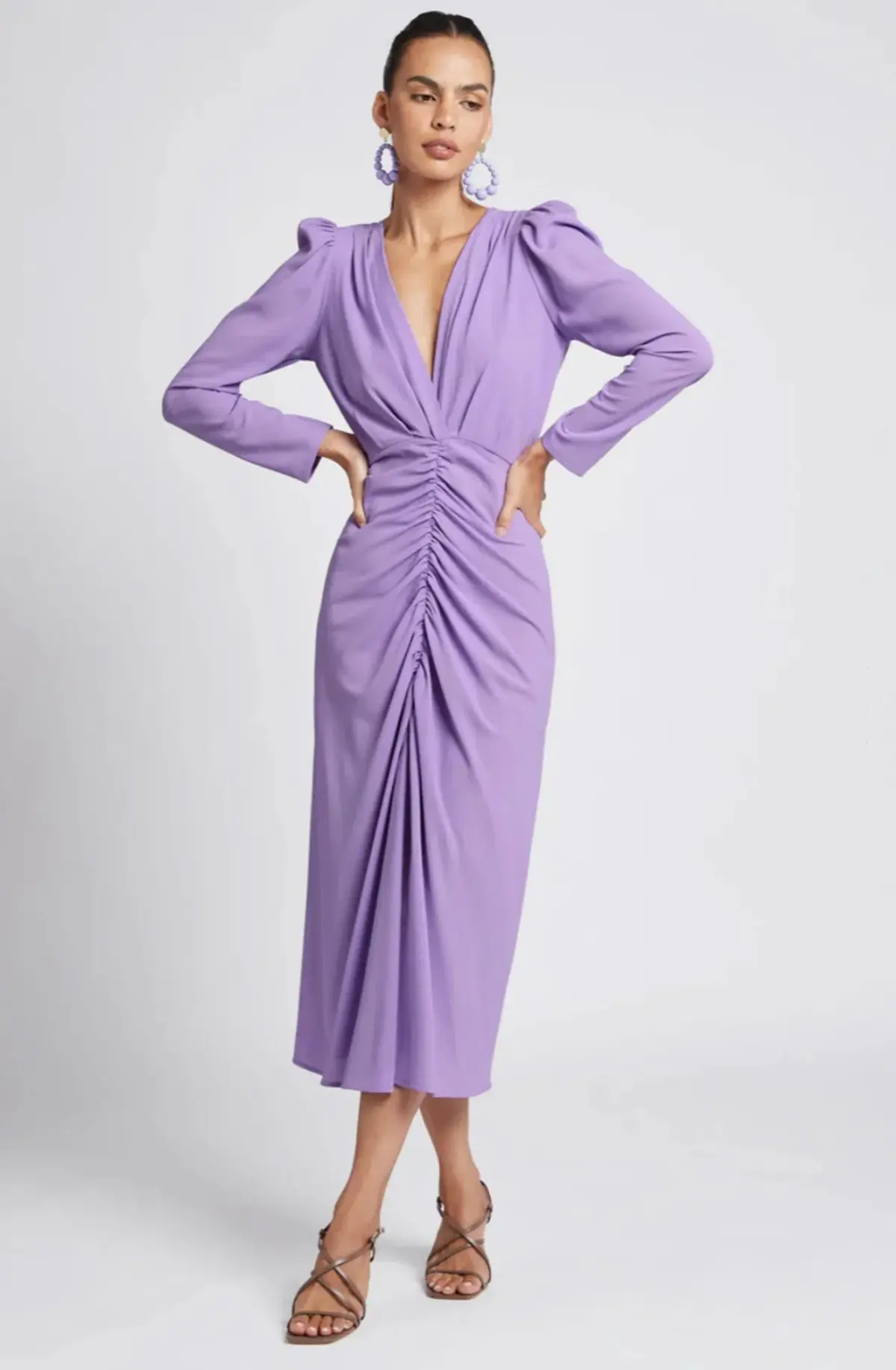Sheike Liason Dress Purple Size AU 12 - Image 1