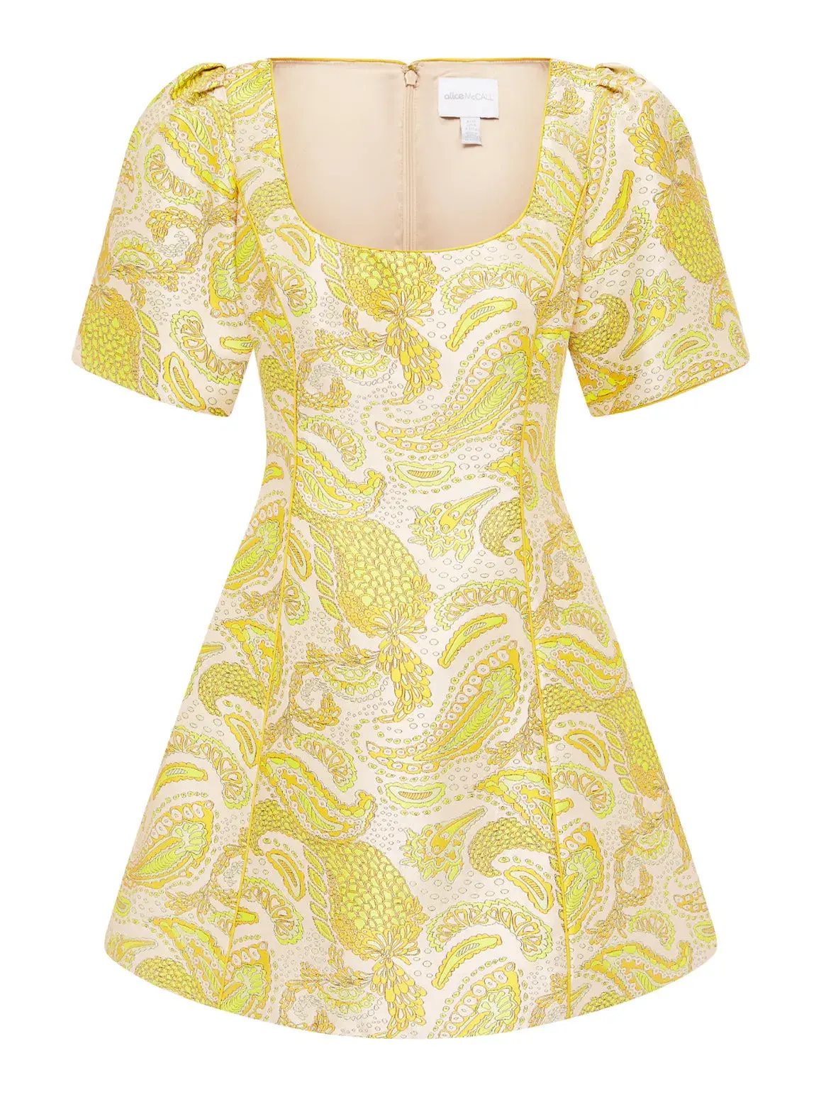 Alice McCall Sun California Dreaming Mini Dress Yellow Size 2 US / 6 AU  - Image 5