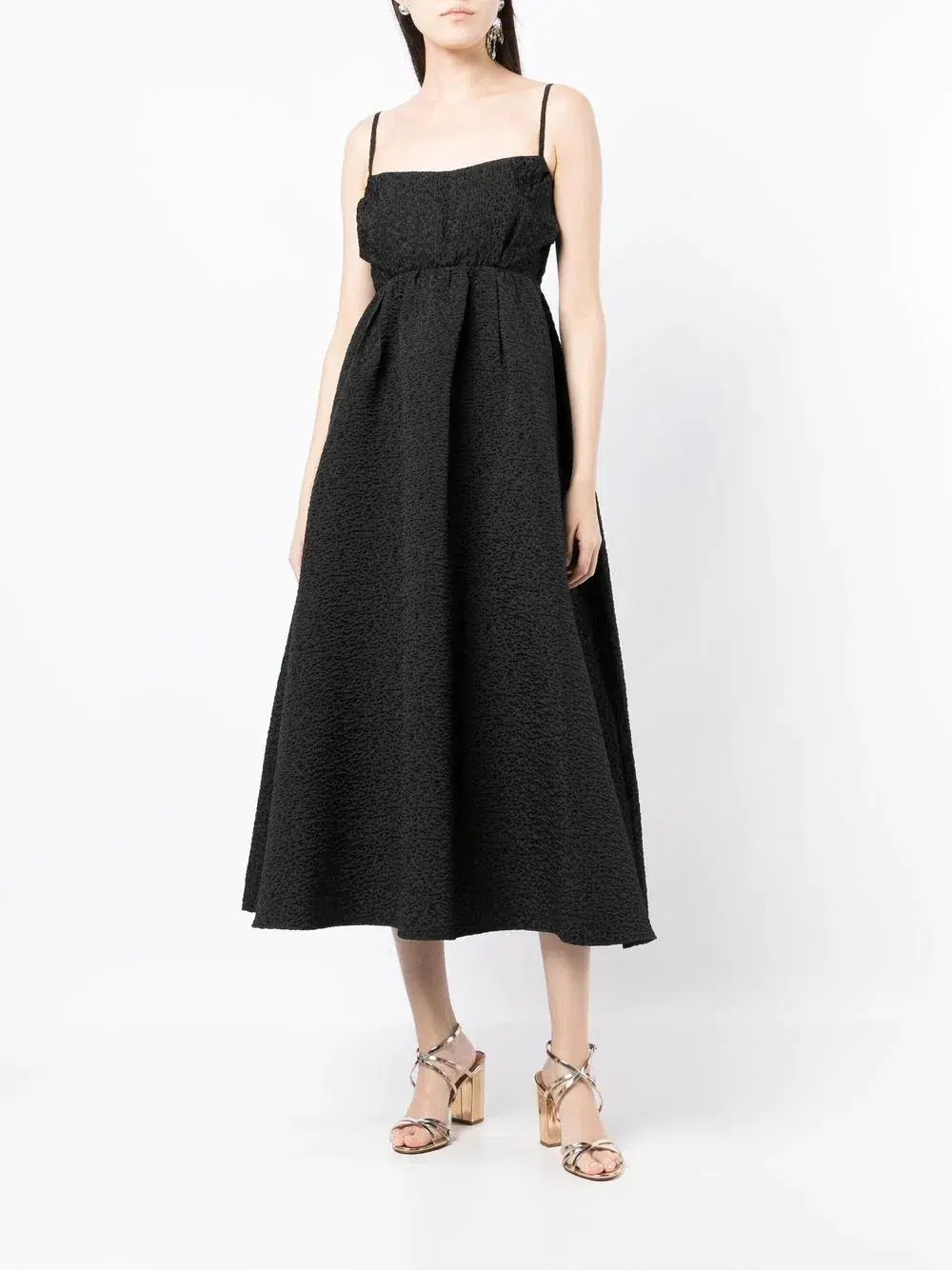 Rachel Gilbert Theo Midi Dress Black Size 2/AU10 - Image 1