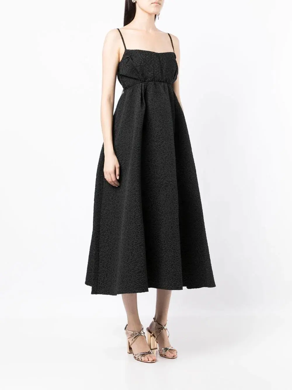 Rachel Gilbert Theo Midi Dress Black Size 2/AU10 - Image 2