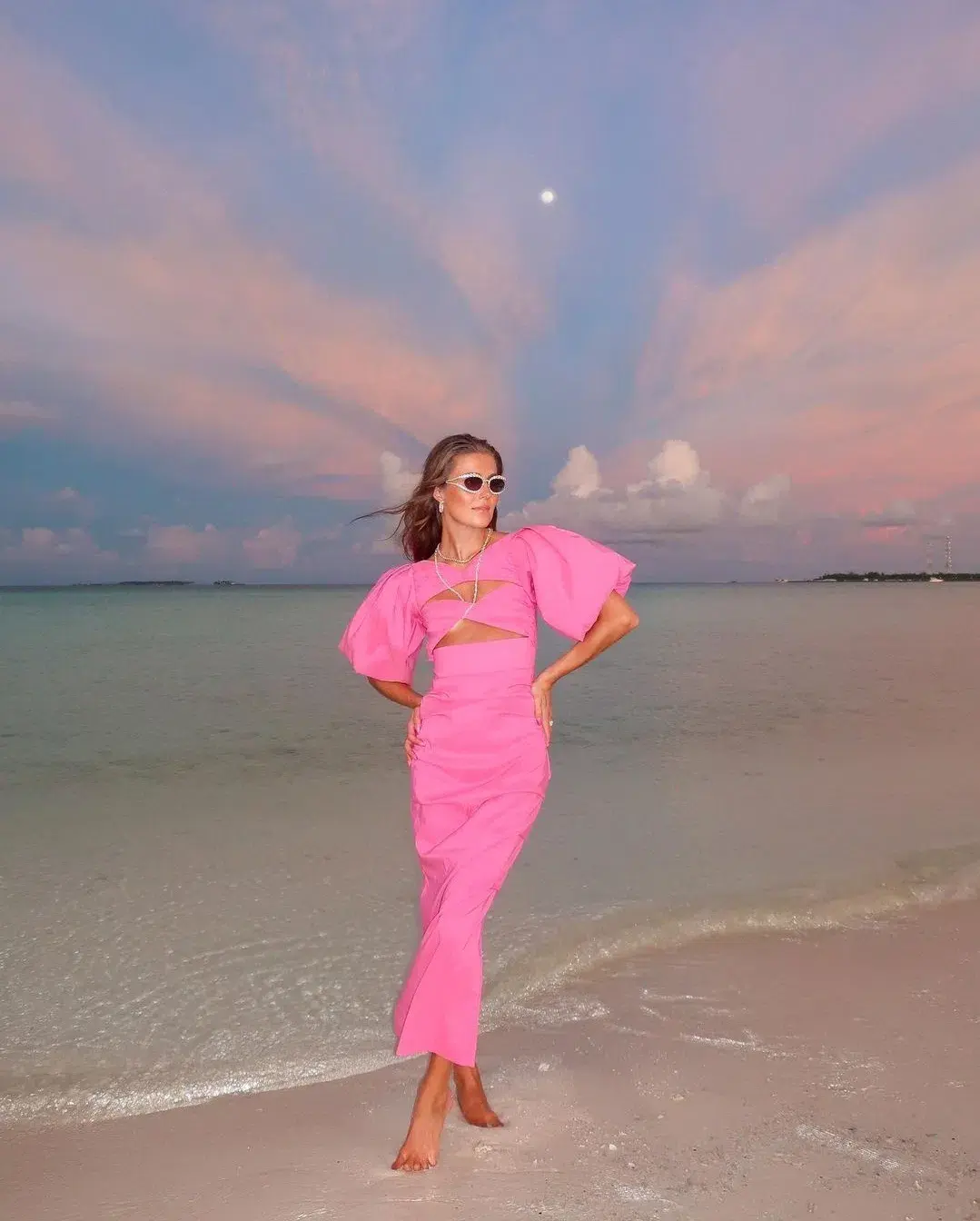 Rachel Gilbert Dahli Dress Pink Size 3/AU12 - Image 1