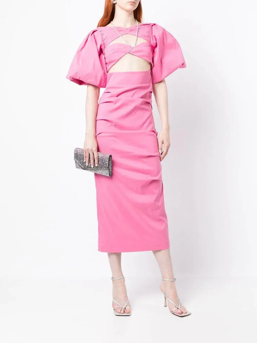 Rachel Gilbert Dahli Dress Pink Size 3/AU12 - Image 2