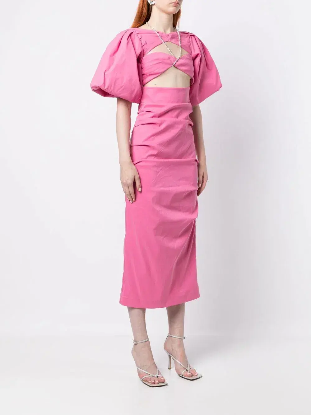 Rachel Gilbert Dahli Dress Pink Size 3/AU12 - Image 3