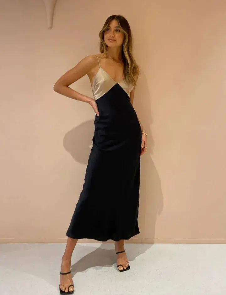 Hansen and Gretel Callista Dress Black Size AU 8 for rent on The Volte - main image