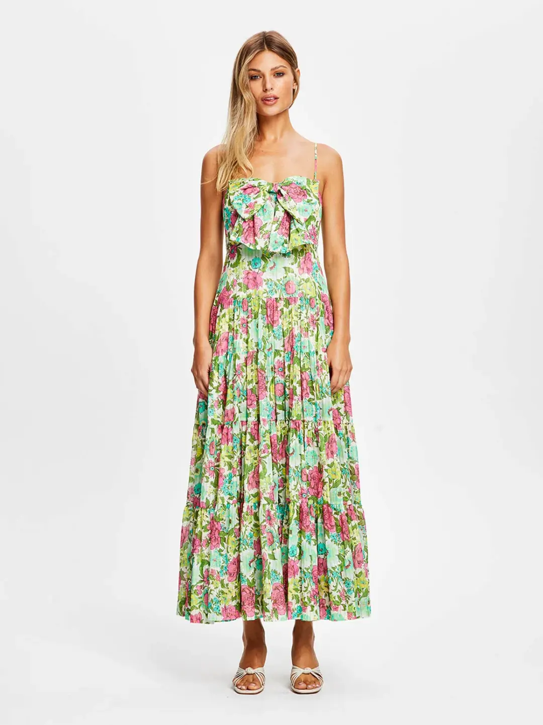 Alice McCall Multi Wildflowers Maxi Dress Print Size AU 6 for rent on The Volte - main image