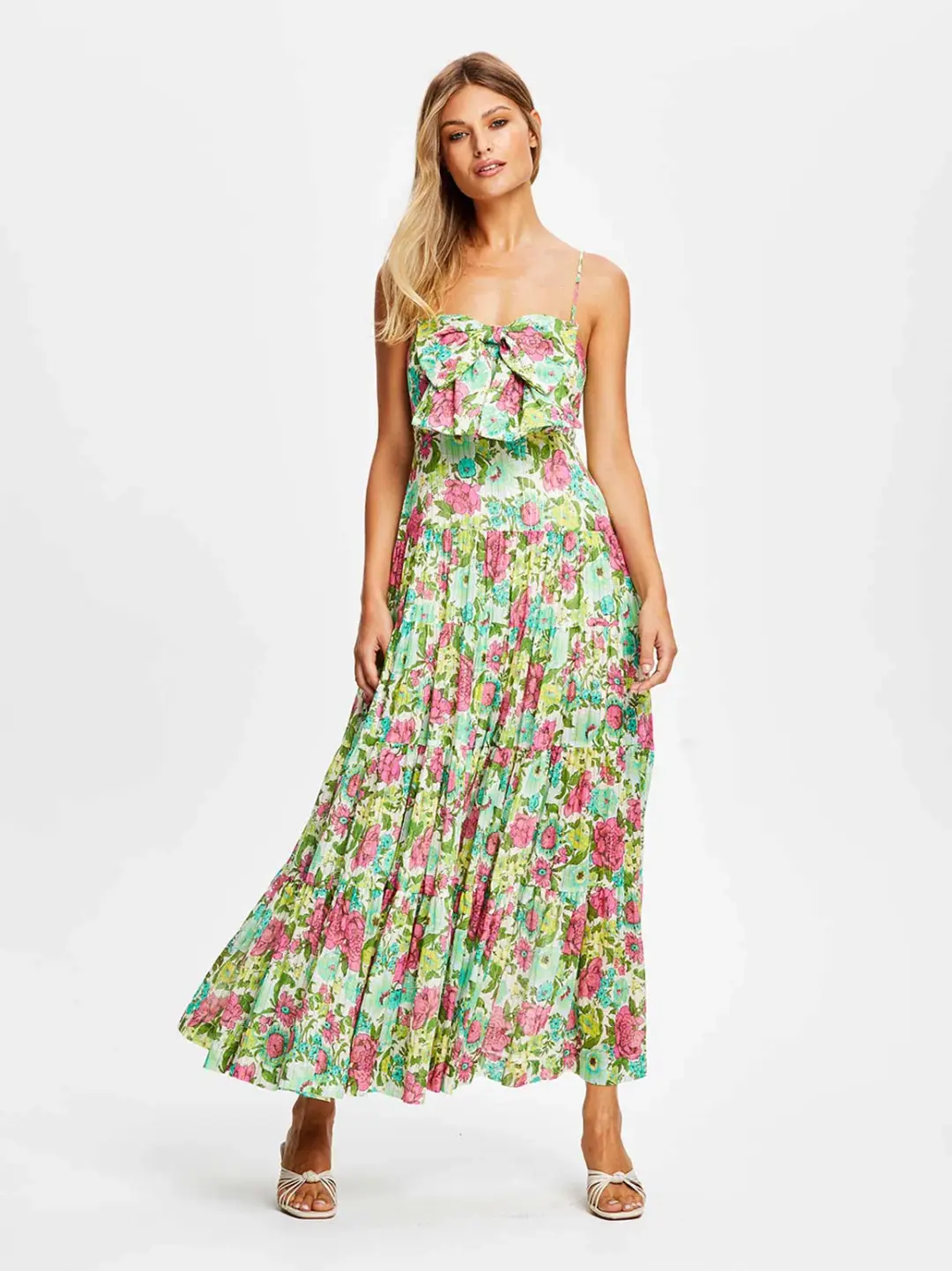 Alice McCall Multi Wildflowers Maxi Dress Print Size AU 6 for rent on The Volte - main image
