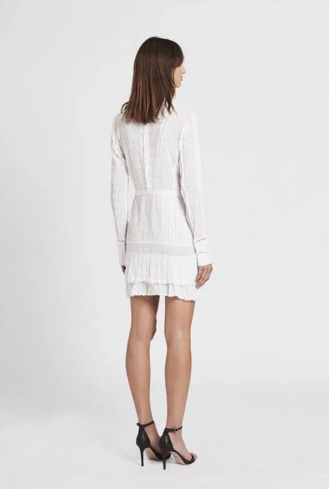 Sir The Label Lucille Embroidered Playsuits White Size 0 / AU 6 - Image 2