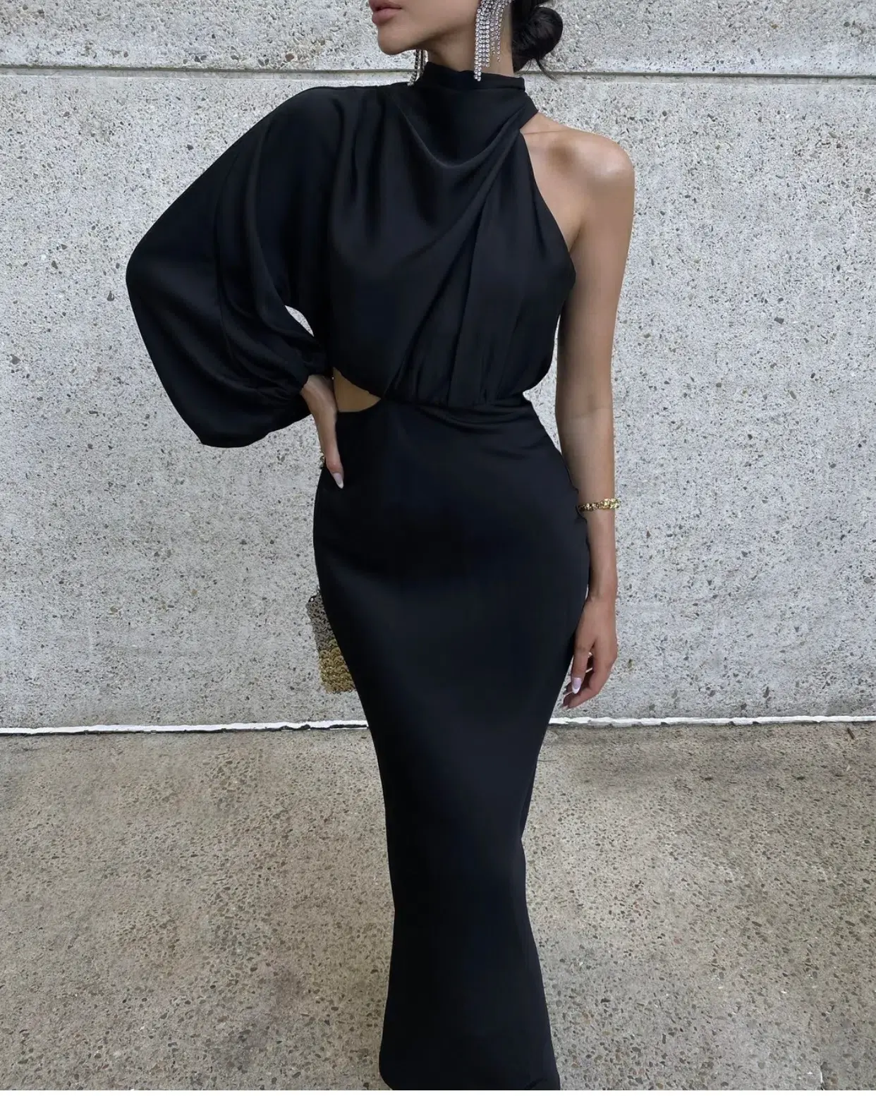 Sheike Olivia Maxi Dress Black Size 8 - Image 4