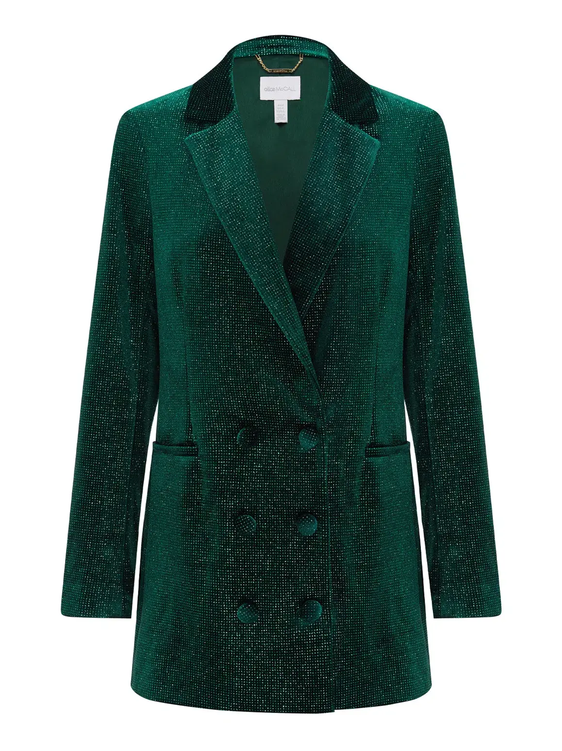 Alice McCall Midnight Magic Two-Piece Suit Forest Green Size 8/S - Image 6