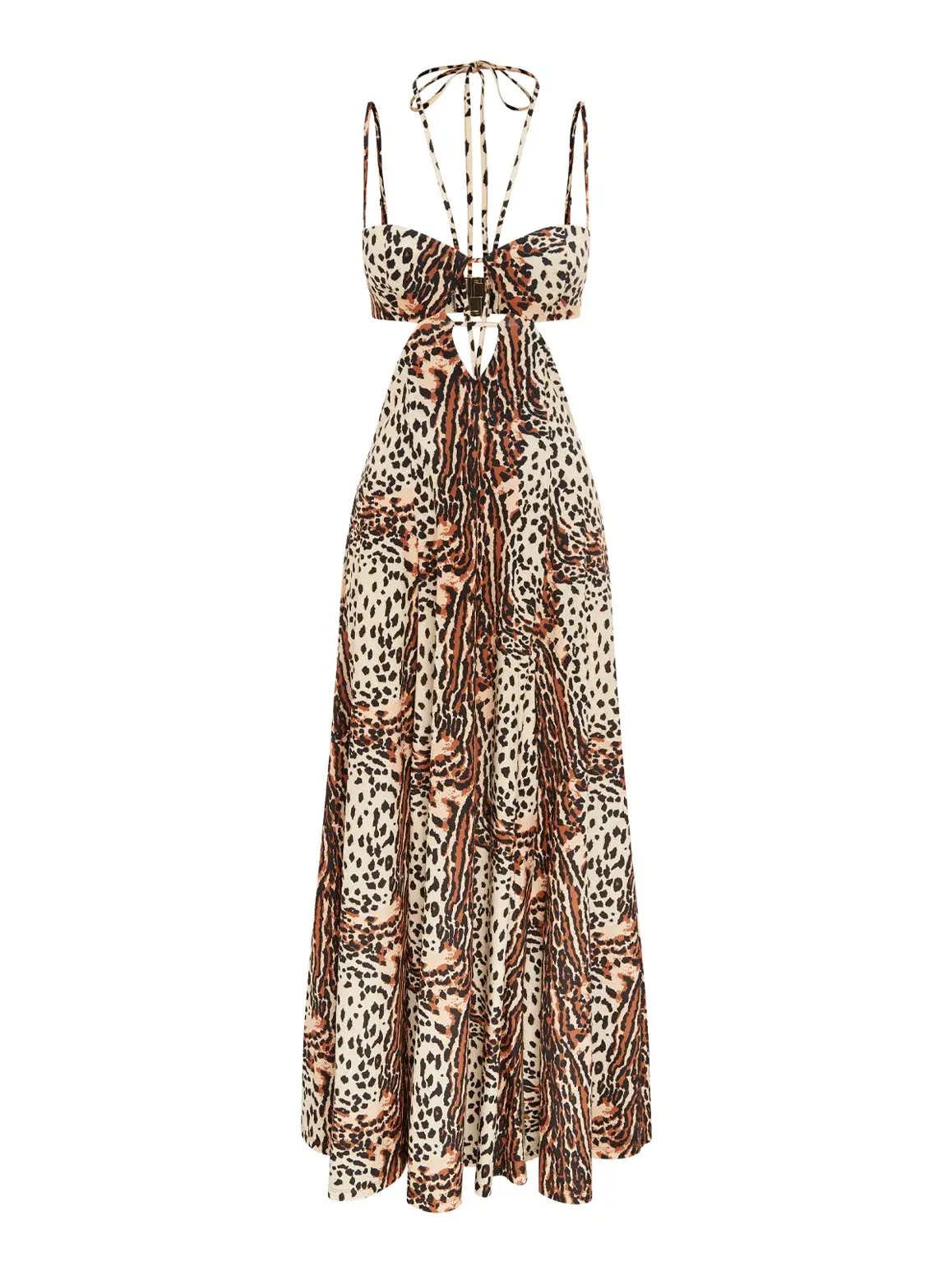 Alice McCall Havana Affair Midi Dress in Tigers Eye Size 10 / M - Image 5