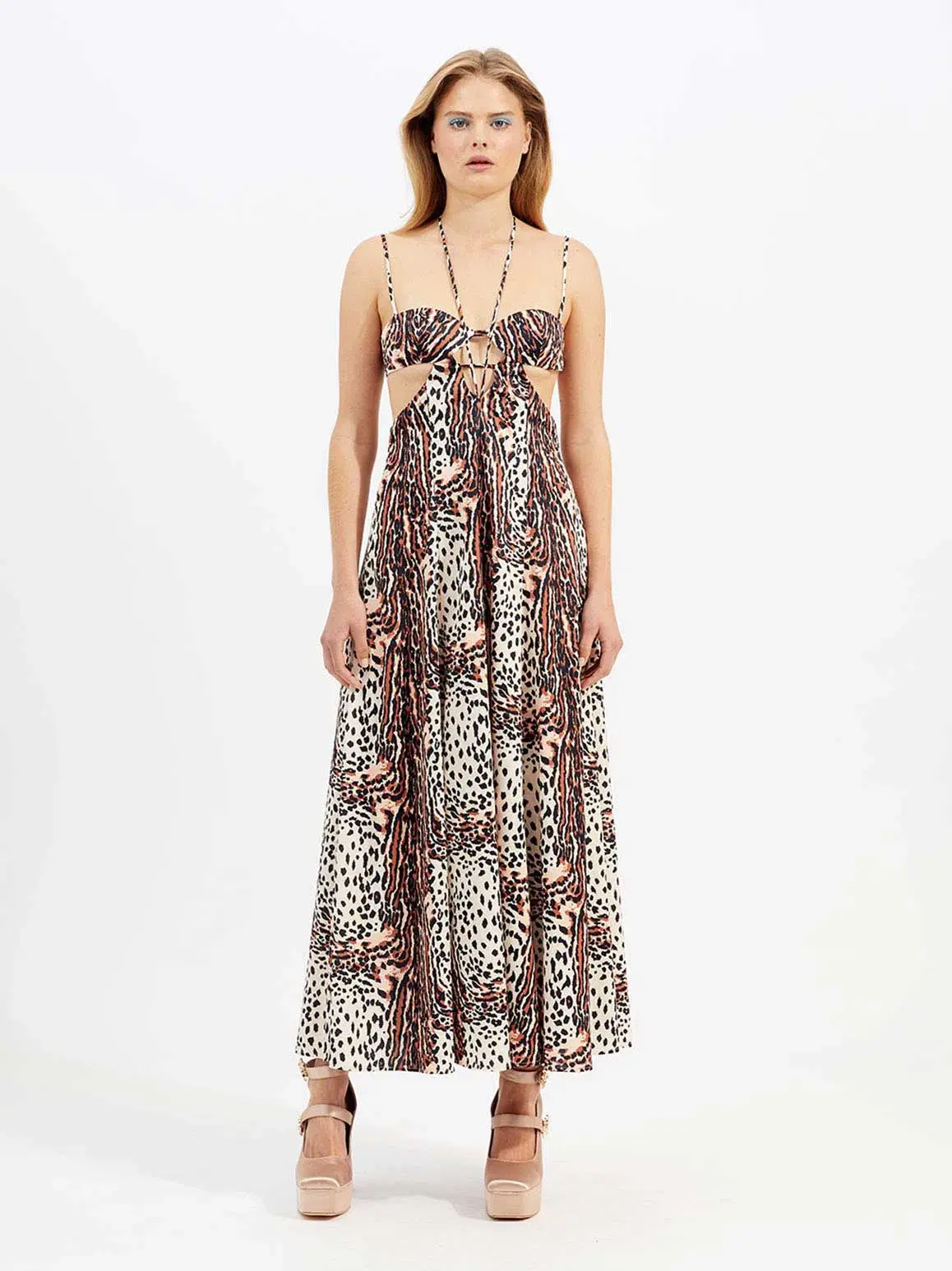 Alice McCall Havana Affair Midi Dress in Tigers Eye Size 10 / M - Image 2