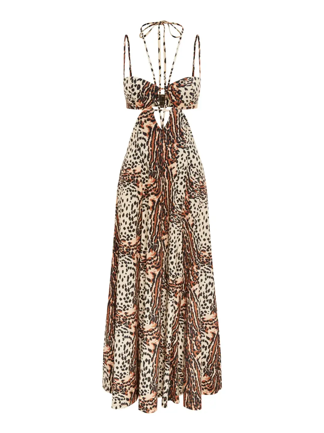 Alice McCall Havana Affair Midi Dress Tigers Eye Size 12 / L for rent on The Volte - main image