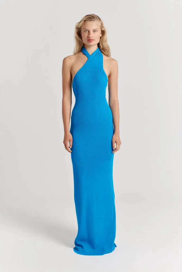 Henne Bambi Dress Blue Size 8 - Image 1