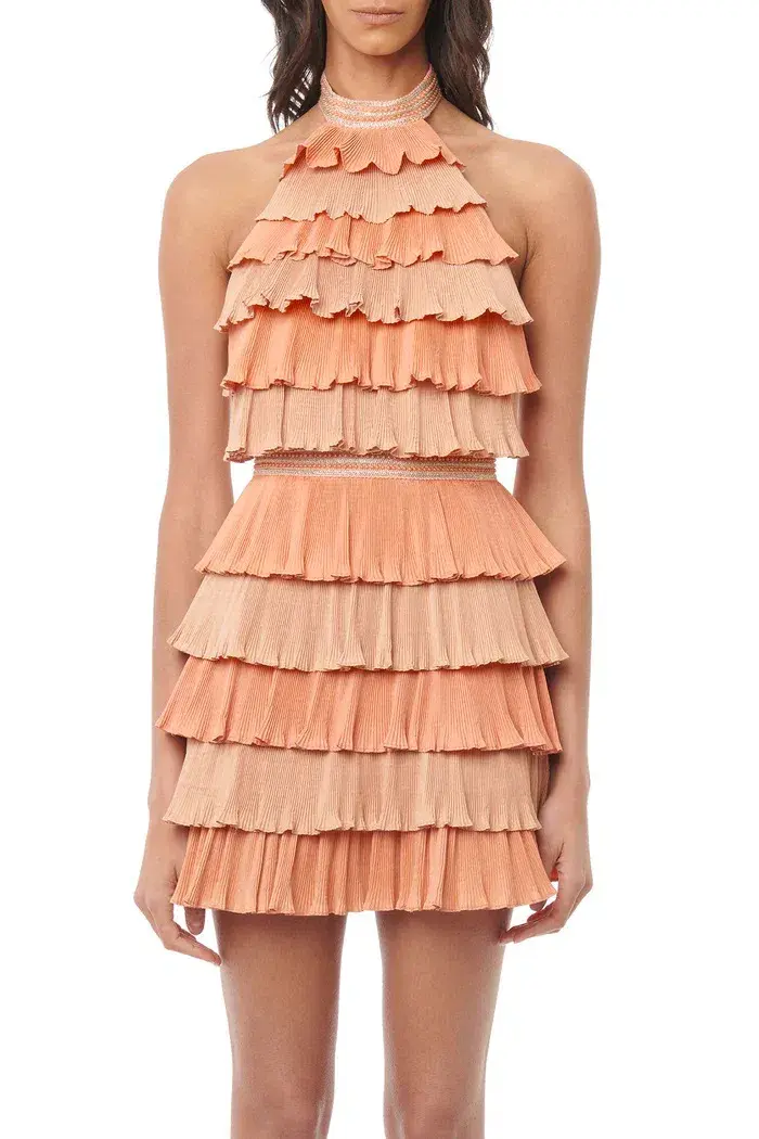 Eliya the Label Naveen Mini Dress Peach Size XS - Image 7