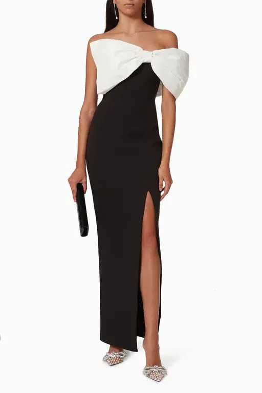 Rachel Gilbert Kace Gown Black Size AU 6 - Image 4