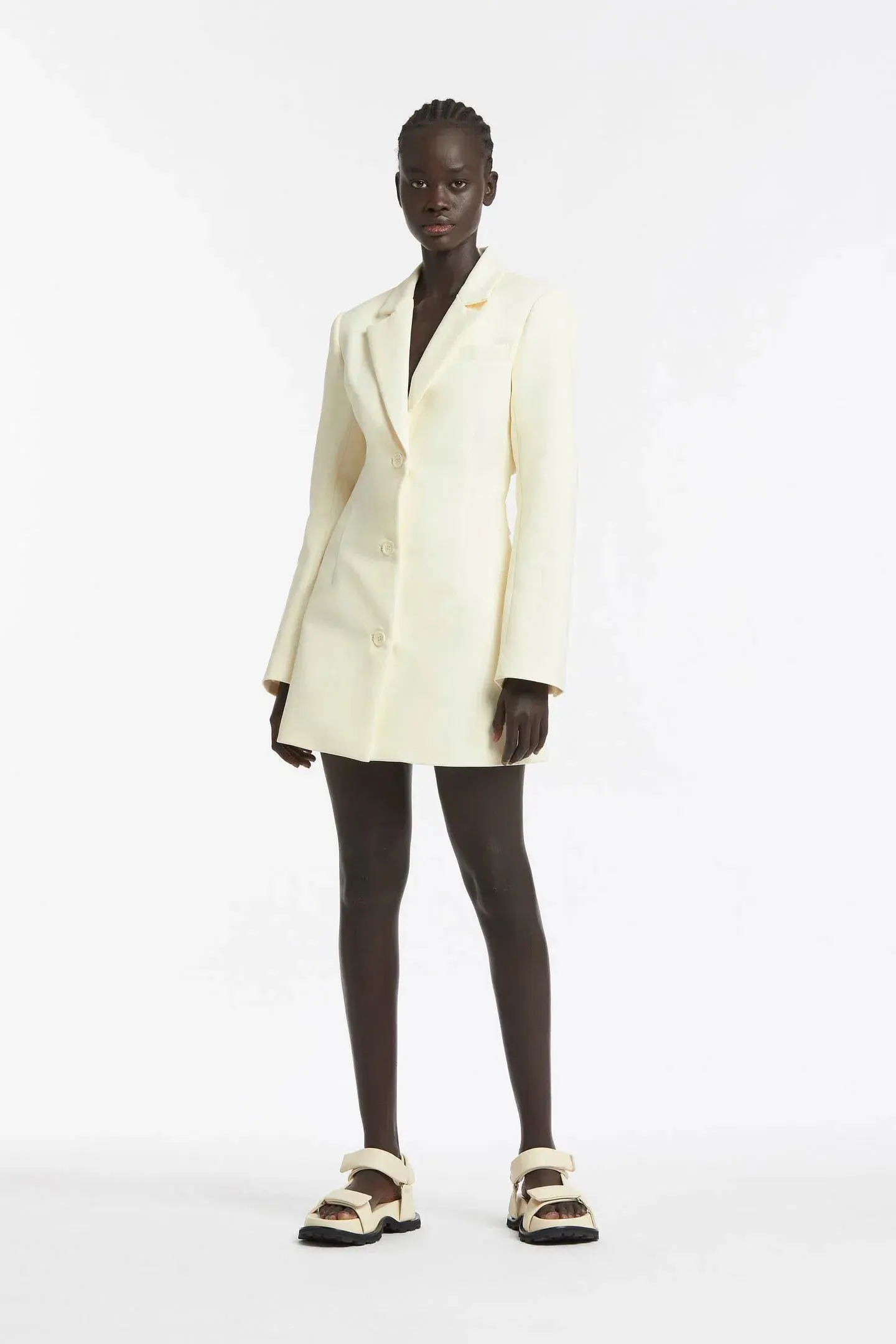 Sir the Label Marco Tailored Mini Dress Yellow Size 2 / AU 10 - Image 1