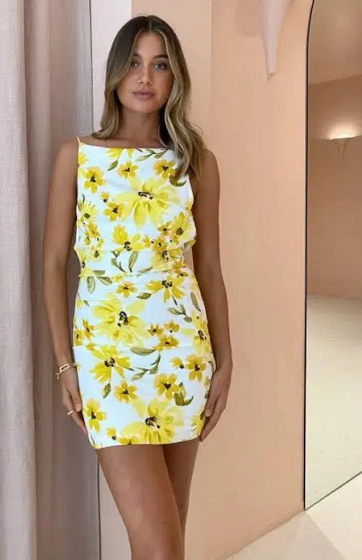 Bec & Bridge Daphne Mini Dress Floral Size 10 / M - Image 2