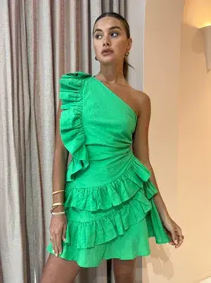 By Nicola Adrift Dress Green Size AU 8 - Image 2