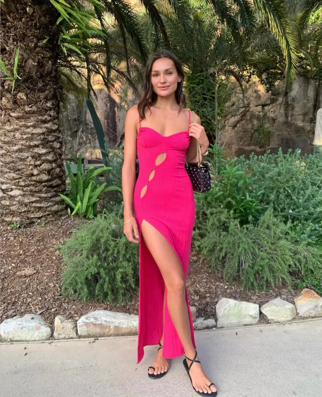 Arcina Ori Darci Dress Pink Size AU 10 for rent on The Volte - main image