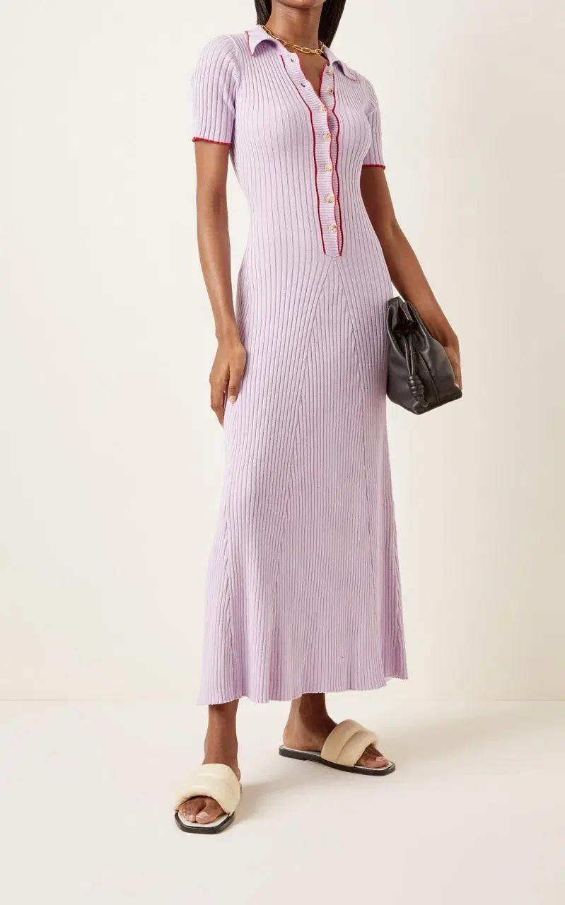 Anna Quan Laurel Penelope Midi Lilac Orchid Dress Size AU 8 for rent on The Volte - main image