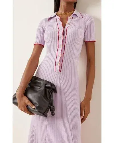 Anna Quan Laurel Penelope Midi Lilac Orchid Dress Size AU 8 for rent on The Volte - main image